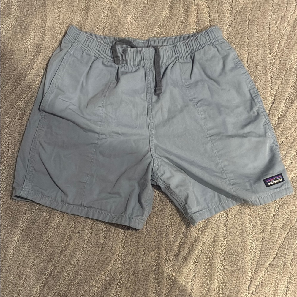 Patagonia Gray Athletic Shorts Boys XL
